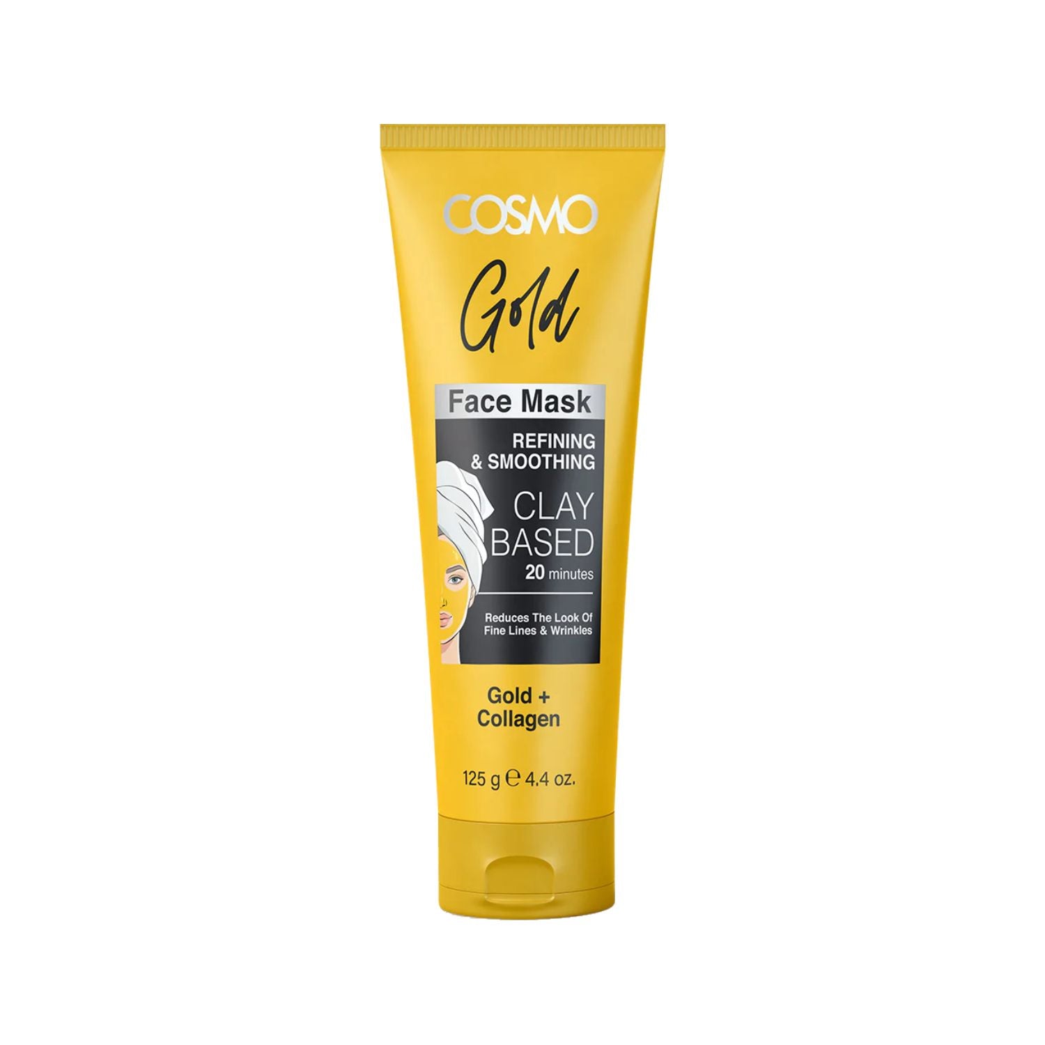 Gold Clay-Based Face Mask